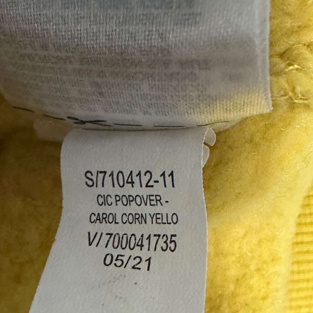 Old Navy XXL Carol Corn Yellow Hoodie Sweatshirt Dopamine Dressing Preppy - Picture 6 of 8